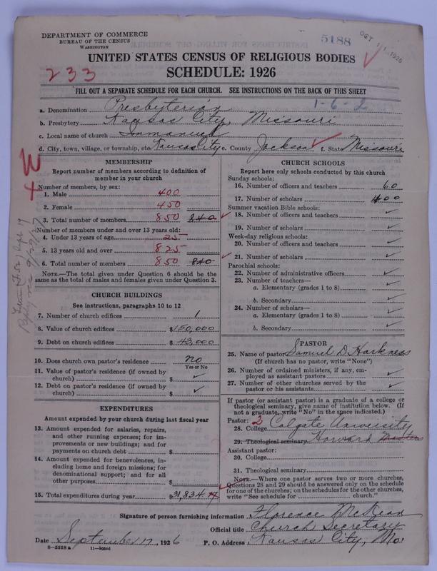 Scan of Presbyterian Church in the United States of America: 5188
