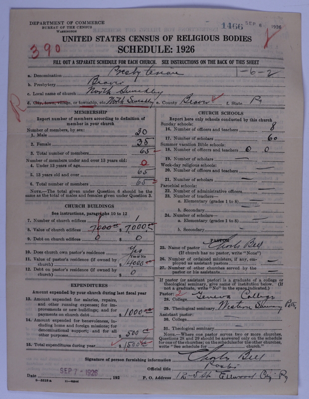 Scan of Presbyterian Church in the United States of America: 1466