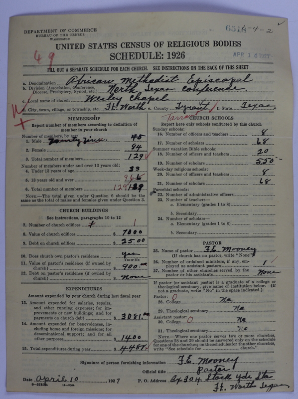 Scan of African Methodist Episcopal Church: 6518