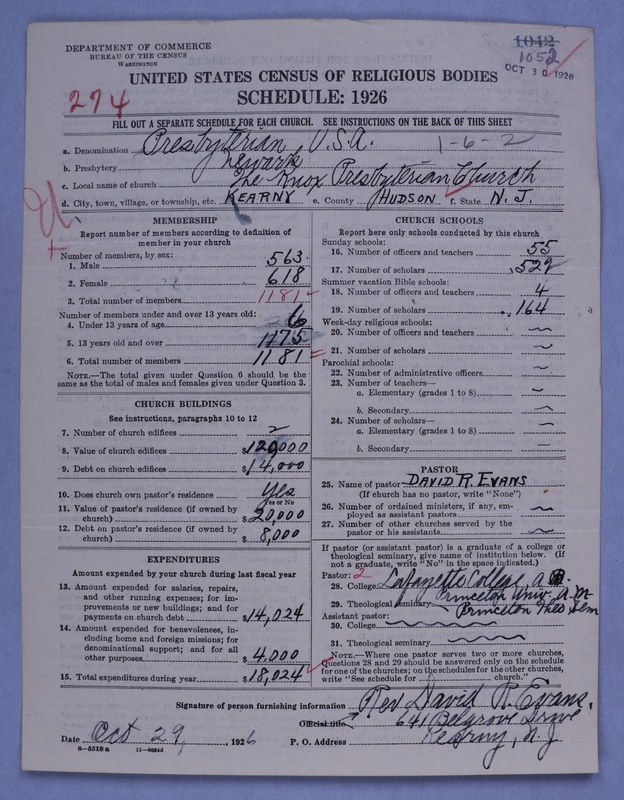 Scan of Presbyterian Church in the United States of America: 1052