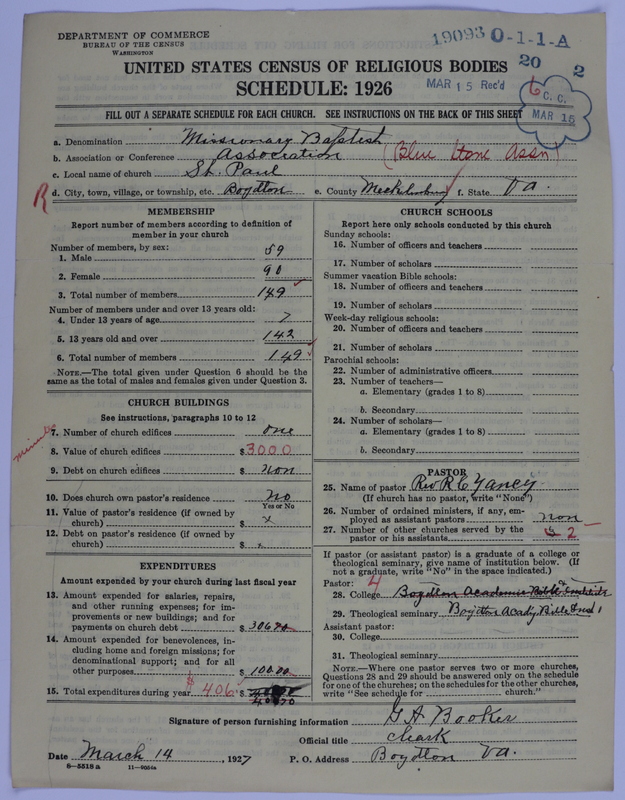 Scan of Negro Baptists: 19093