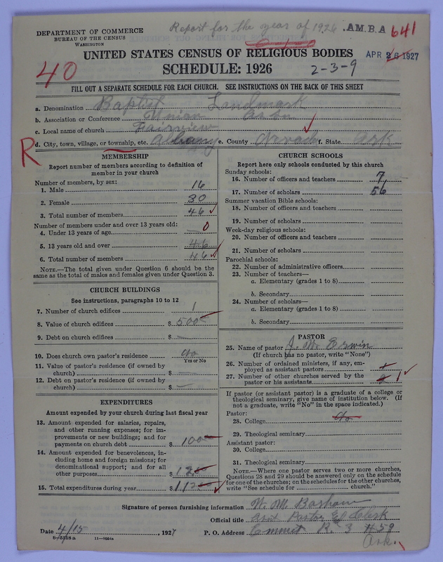 Scan of Landmark Baptist of America: 641
