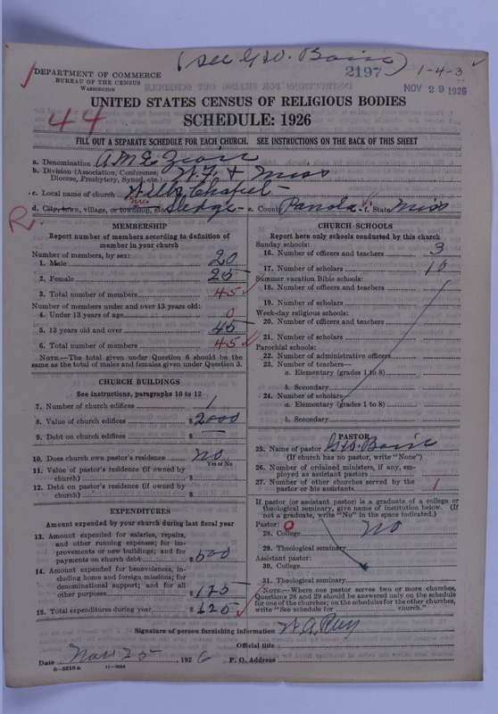 Scan of African Methodist Episcopal Zion Church: 2197