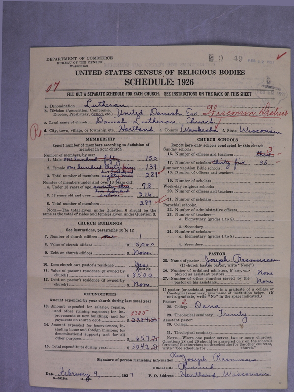 Scan of United Danish Evangelical Lutheran Church in America: 49