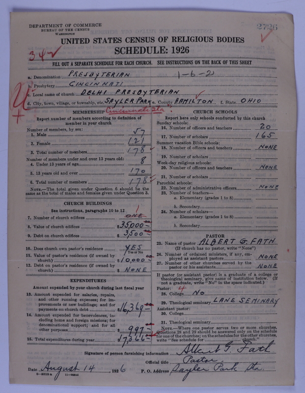 Scan of Presbyterian Church in the United States of America: 2726