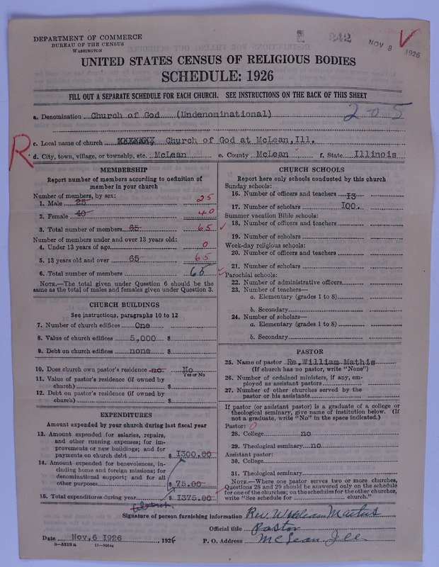 Scan of Church of God (Headquarters, Anderson, Ind.): 242