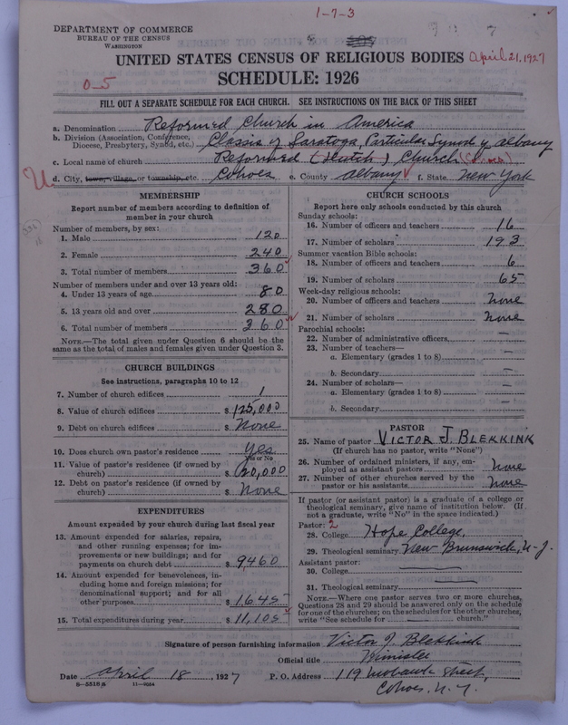 Scan of Reformed Church in America: 7