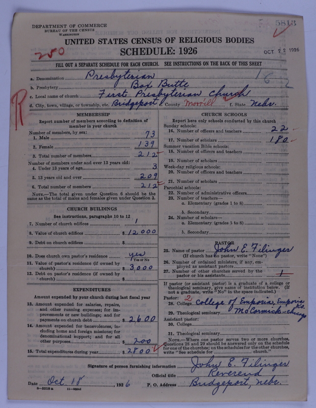 Scan of Presbyterian Church in the United States of America: 5813