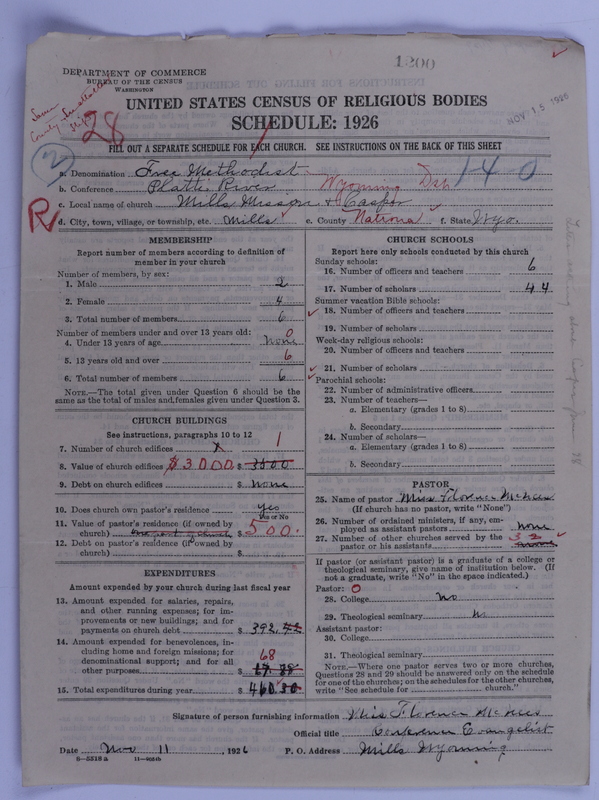 Scan of Free Methodist Church of North America: 1200