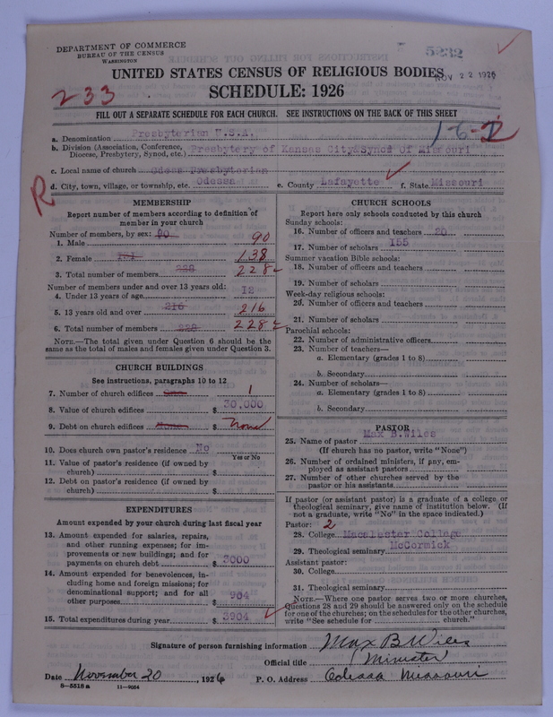 Scan of Presbyterian Church in the United States of America: 5232