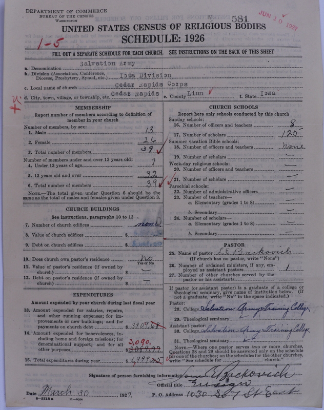 Scan of Salvation Army: 581