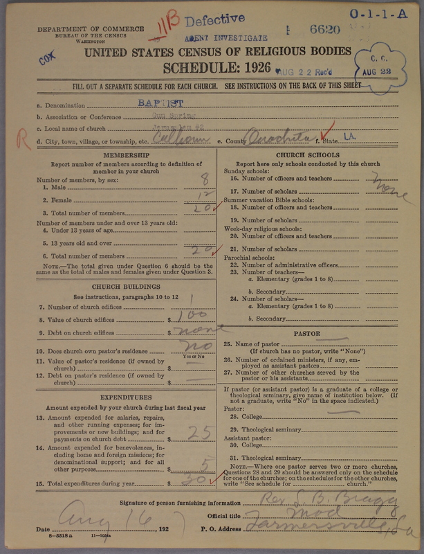 Scan of Negro Baptists: 6620