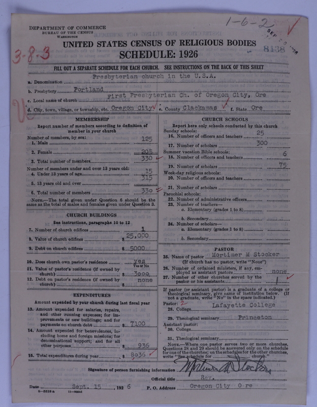 Scan of Presbyterian Church in the United States of America: 8438