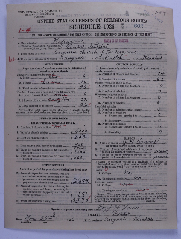 Scan of Church of the Nazarene: 602