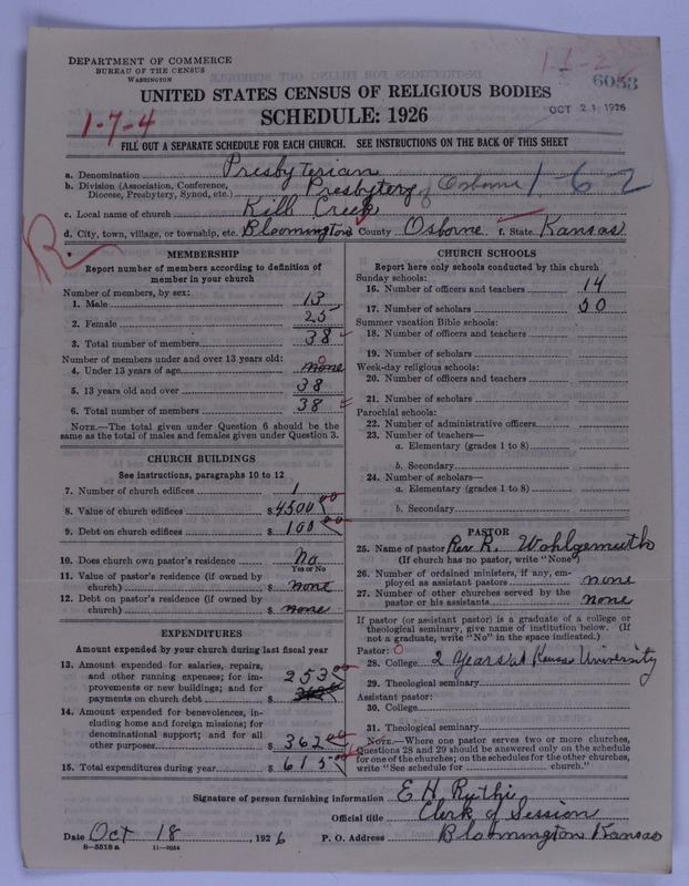 Scan of Presbyterian Church in the United States of America: 6053