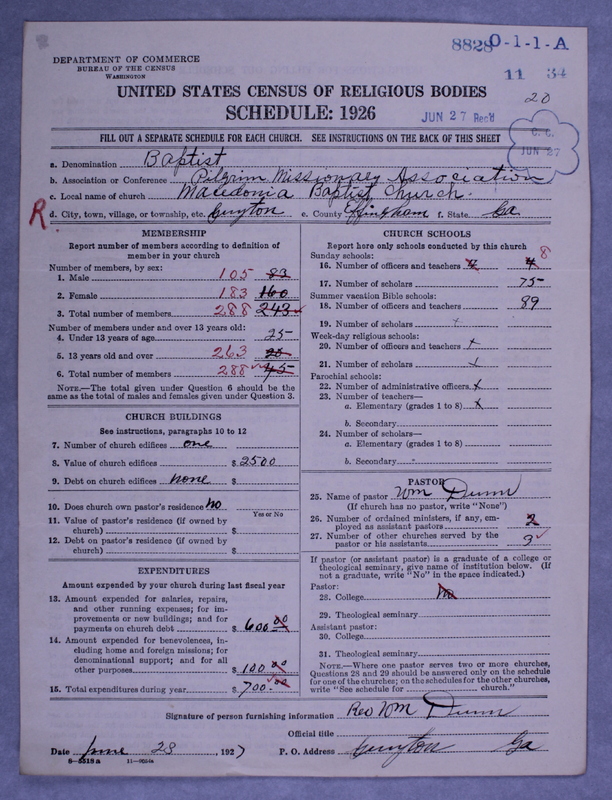Scan of Negro Baptists: 8828