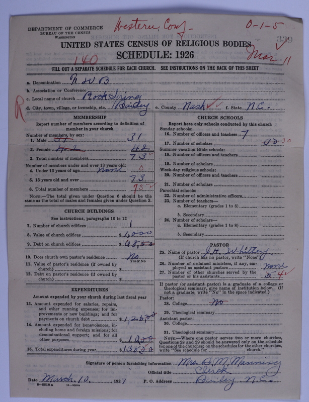 Scan of Free Will Baptists: 339