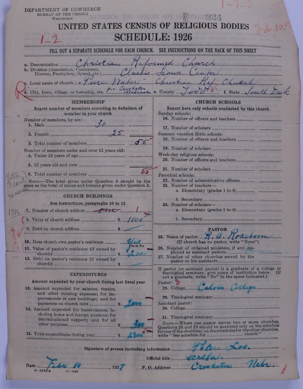 Scan of Christian Reformed Church: 224