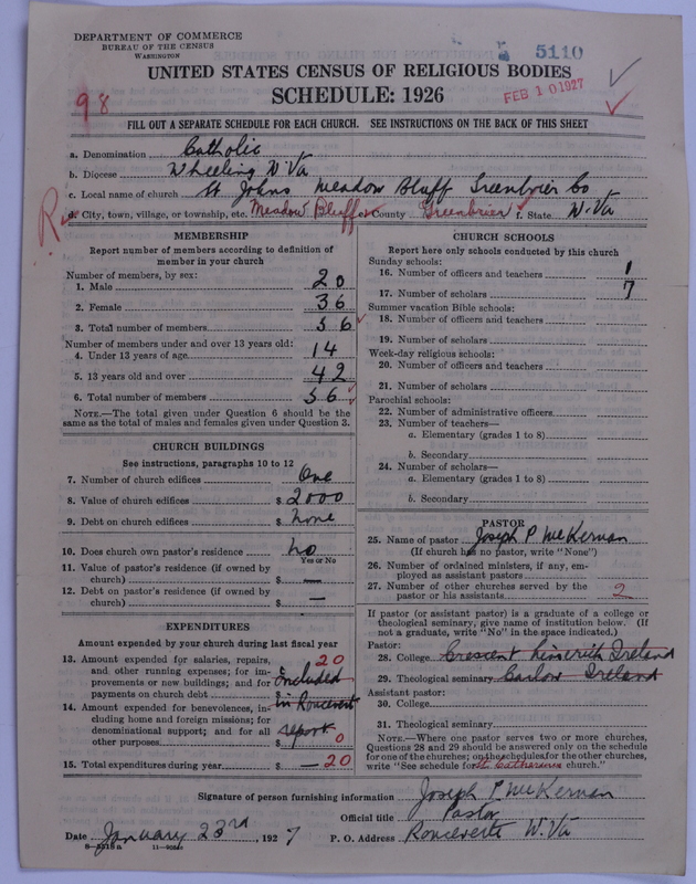 Scan of Roman Catholic Church: 5110