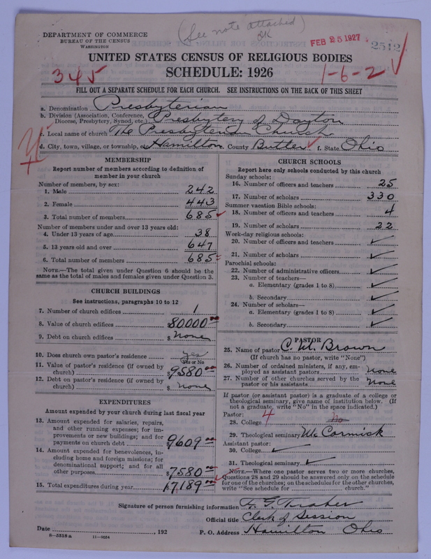 Scan of Presbyterian Church in the United States of America: 2512