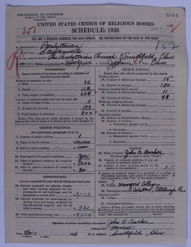 Scan of Presbyterian Church in the United States of America: 2814