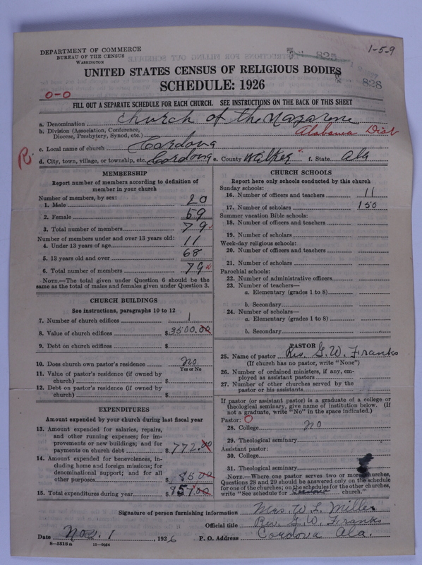 Scan of Church of the Nazarene: 828
