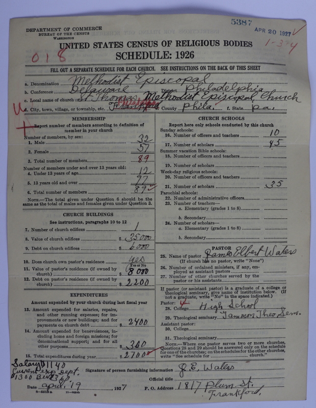 Scan of Methodist Episcopal Church: 5387
