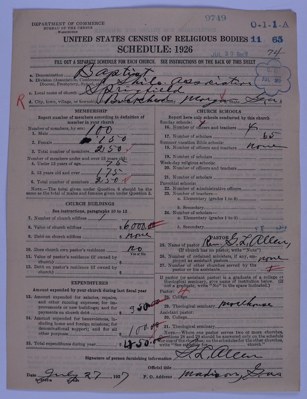 Scan of Negro Baptists: 9749