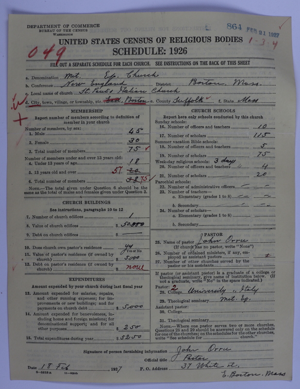 Scan of Methodist Episcopal Church: 864