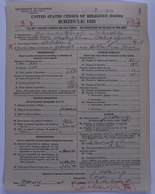 Scan of Reformed Church in the United States: 239