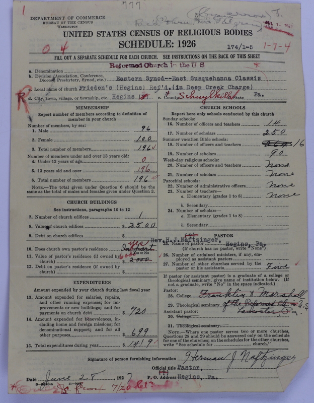 Scan of Reformed Church in the United States: 777