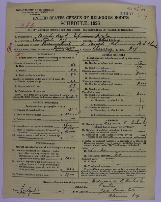 Scan of Methodist Episcopal Church: 1403