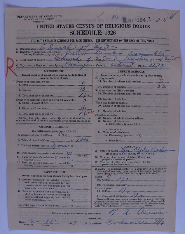 Scan of Church of God (Headquarters, Anderson, Ind.): 354