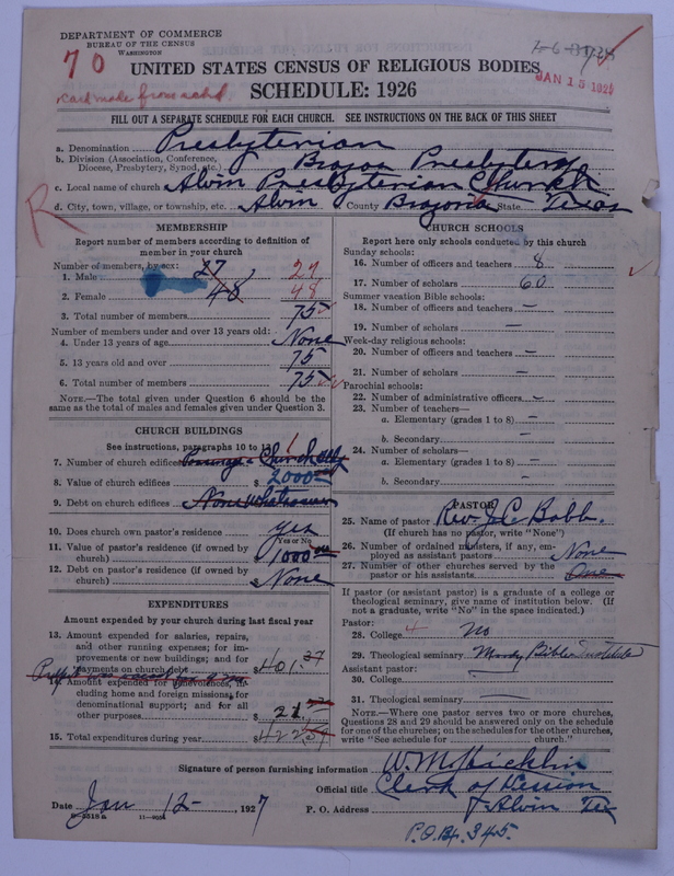 Scan of Presbyterian Church in the United States: 3128
