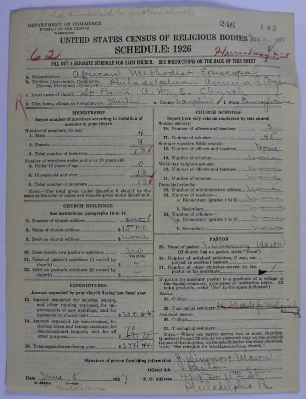Scan of African Methodist Episcopal Church: 248