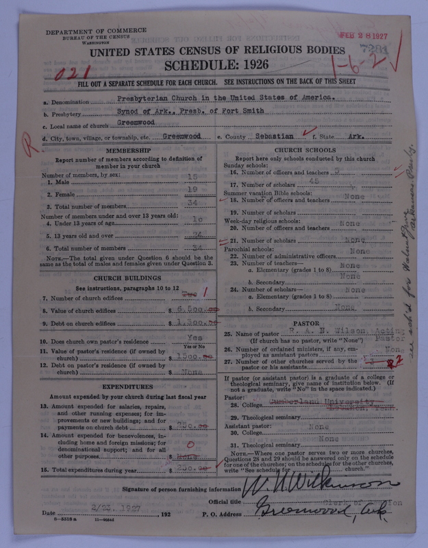Scan of Presbyterian Church in the United States of America: 7281