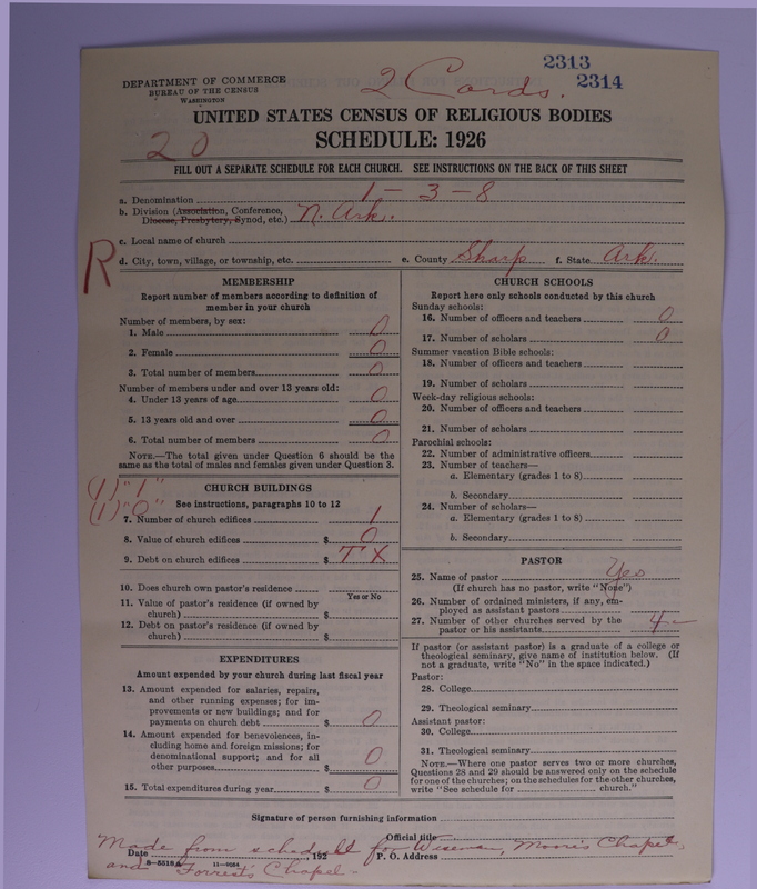 Scan of Methodist Episcopal Church, South: 2313