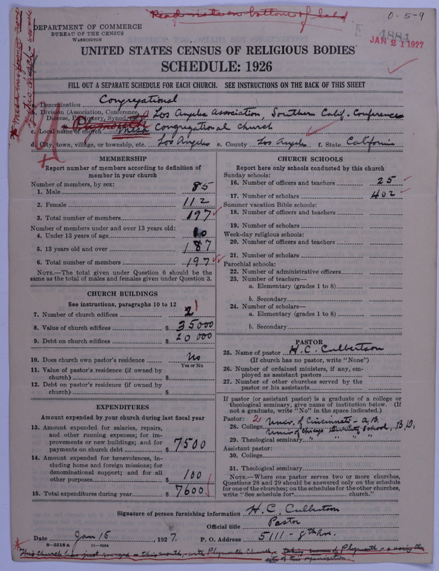 Scan of Congregational Churches: 4884