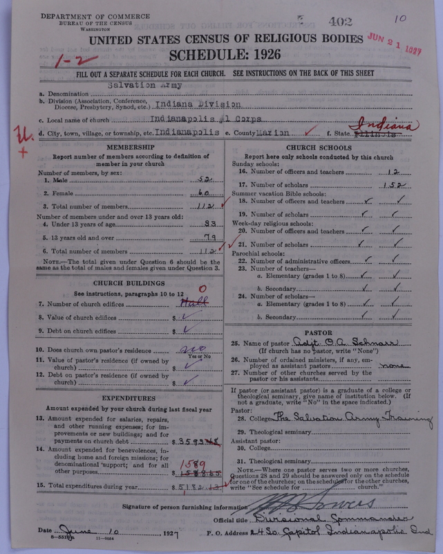 Scan of Salvation Army: 402