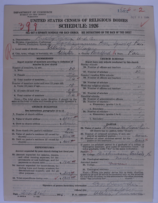 Scan of Presbyterian Church in the United States of America: 1512