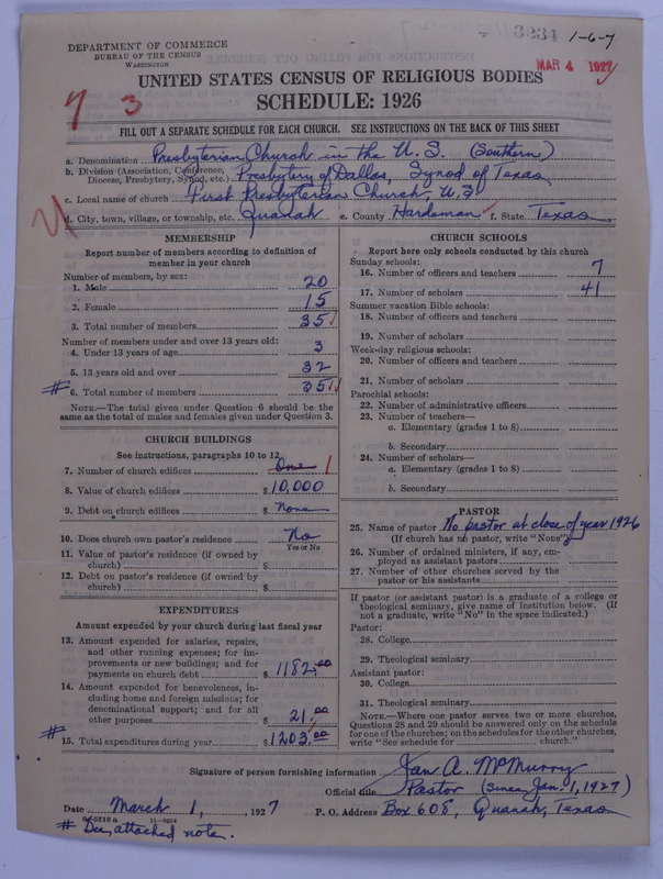 Scan of Presbyterian Church in the United States: 3234