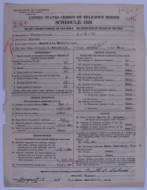 Scan of Presbyterian Church in the United States of America: 2478