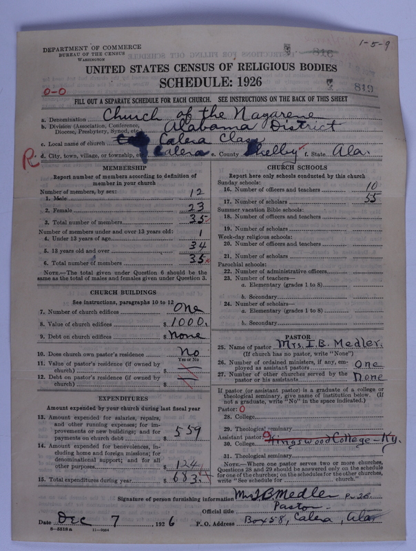 Scan of Church of the Nazarene: 819