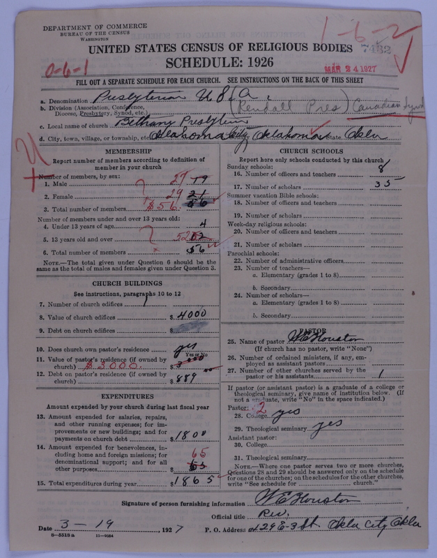 Scan of Presbyterian Church in the United States of America: 7432
