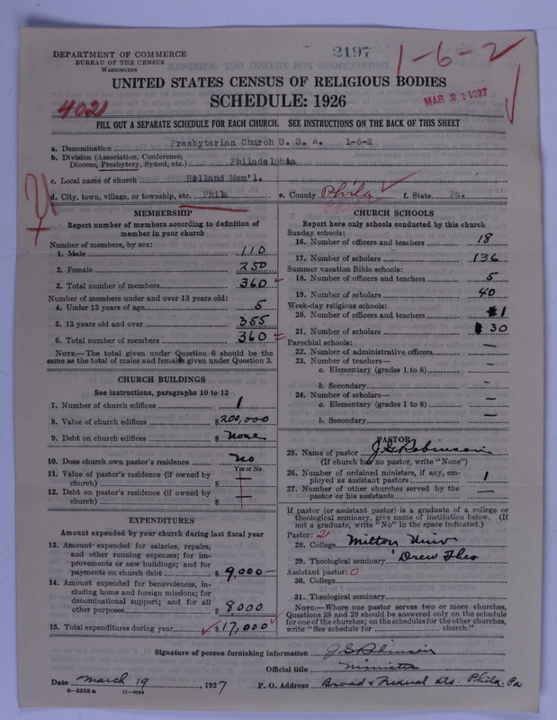Scan of Presbyterian Church in the United States of America: 2197