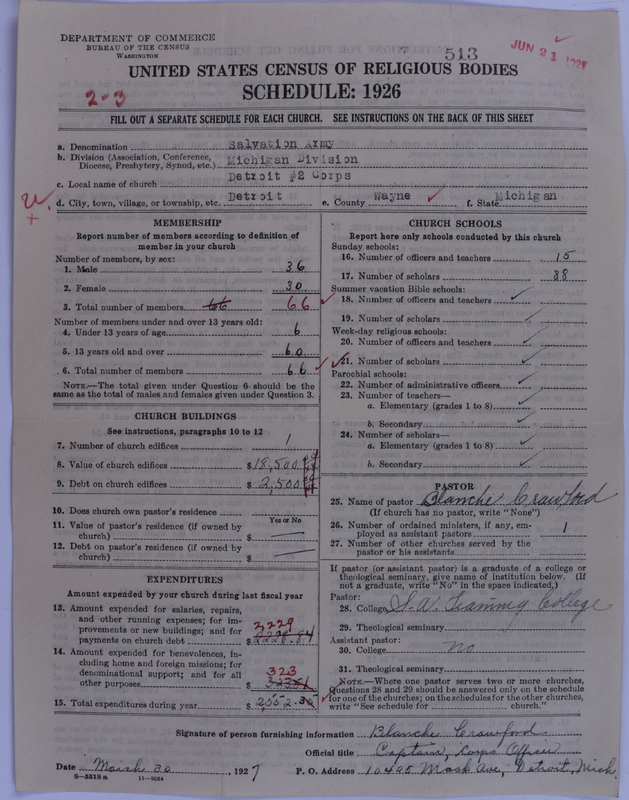 Scan of Salvation Army: 513