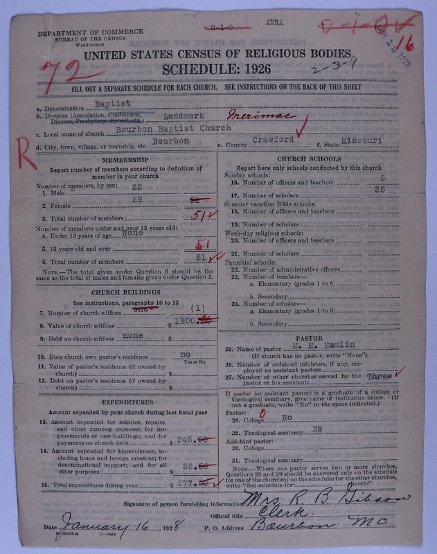 Scan of Landmark Baptist of America: 16