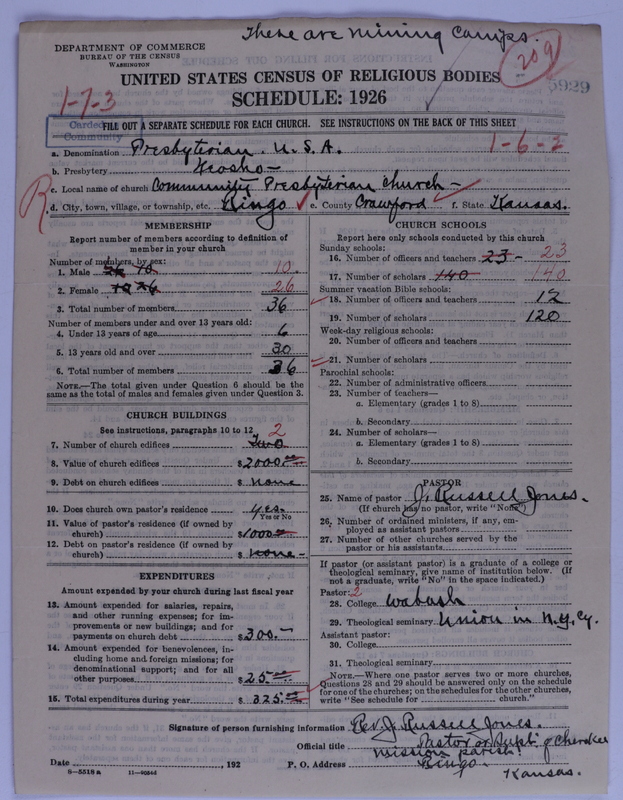 Scan of Presbyterian Church in the United States of America: 5929