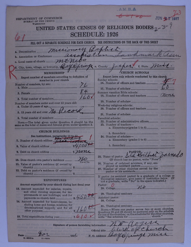 Scan of Landmark Baptist of America: 73