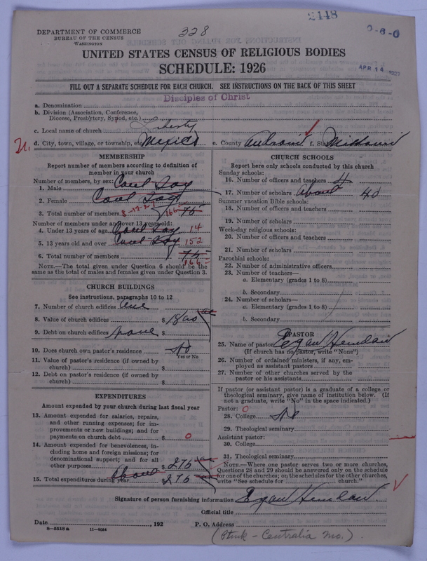 Scan of Disciples of Christ: 2448